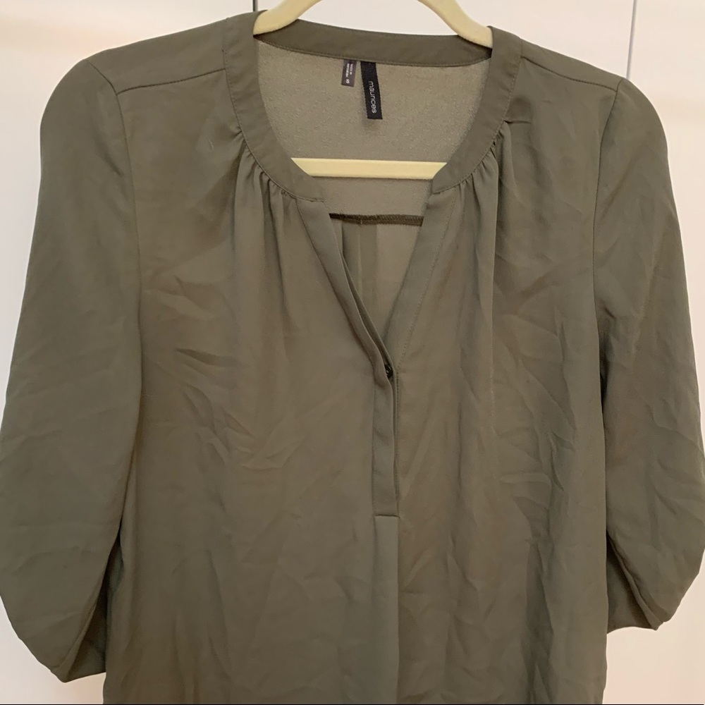 Maurices Green Blouse